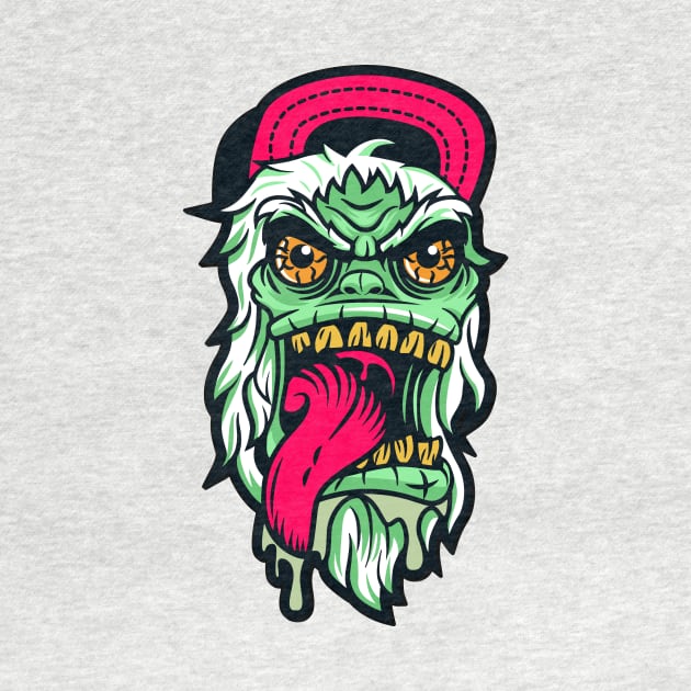 Gnarly Skater Punk Monster by SLAG_Creative